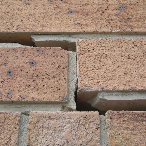 damaged brick work-home st